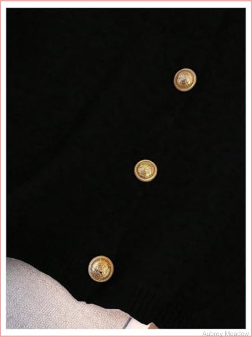 Button Down Sweater Vest Sleeveless Crewneck Knitwear - Picture 6 of 6